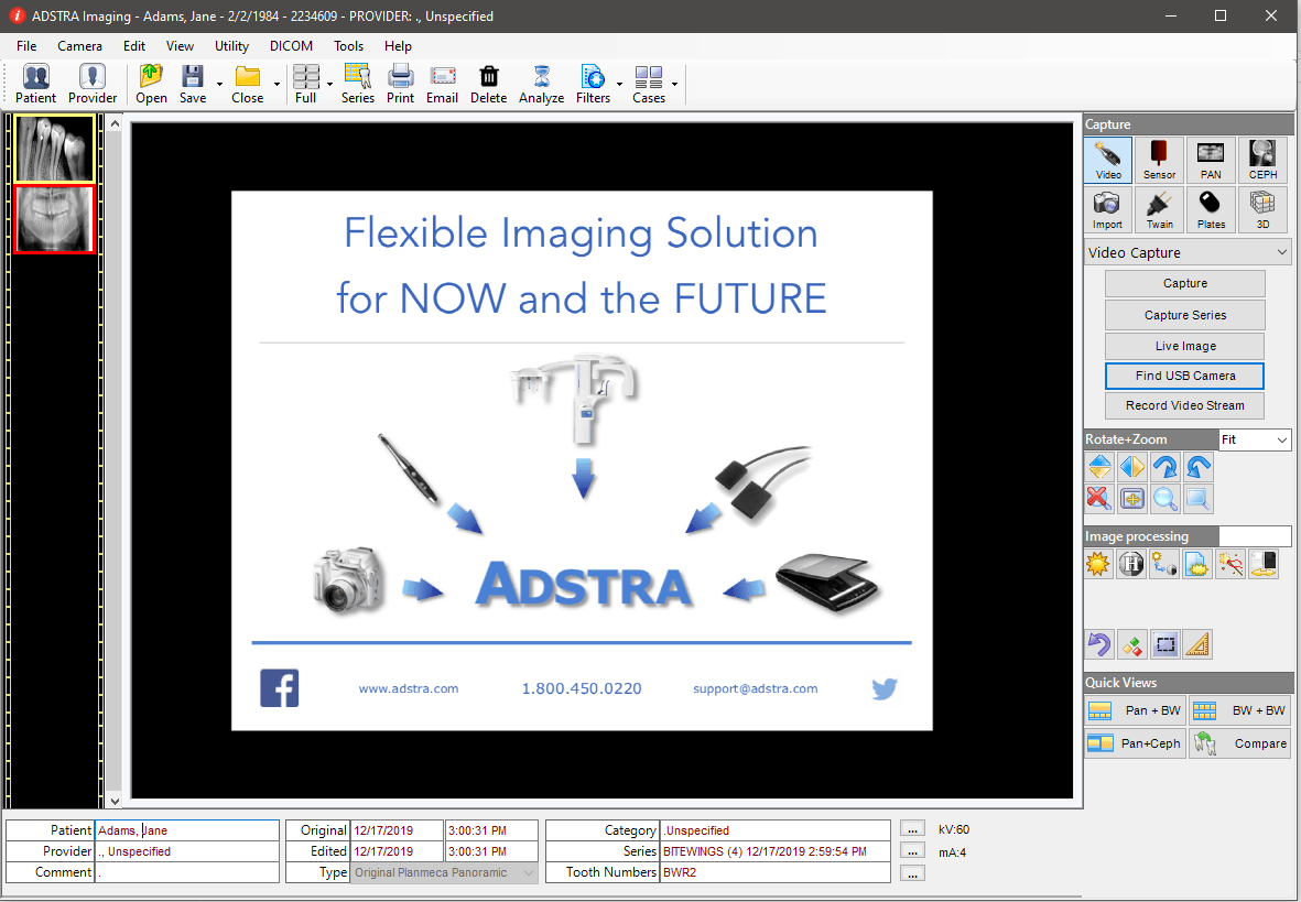 ADSTRA Imaging Version 19